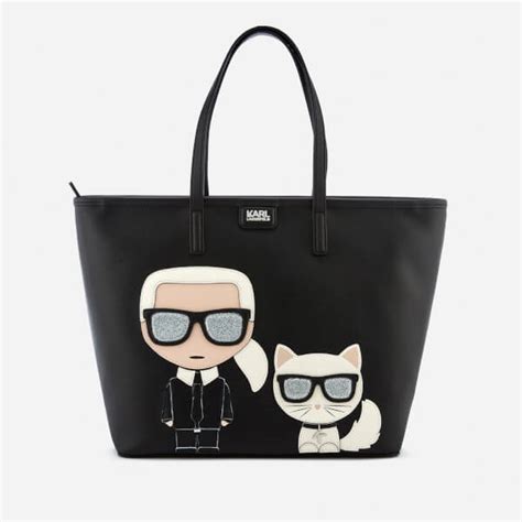 karl lagerfeld ikonik shopper bag|K/IKONIK LEATHER BUCKET BAG .